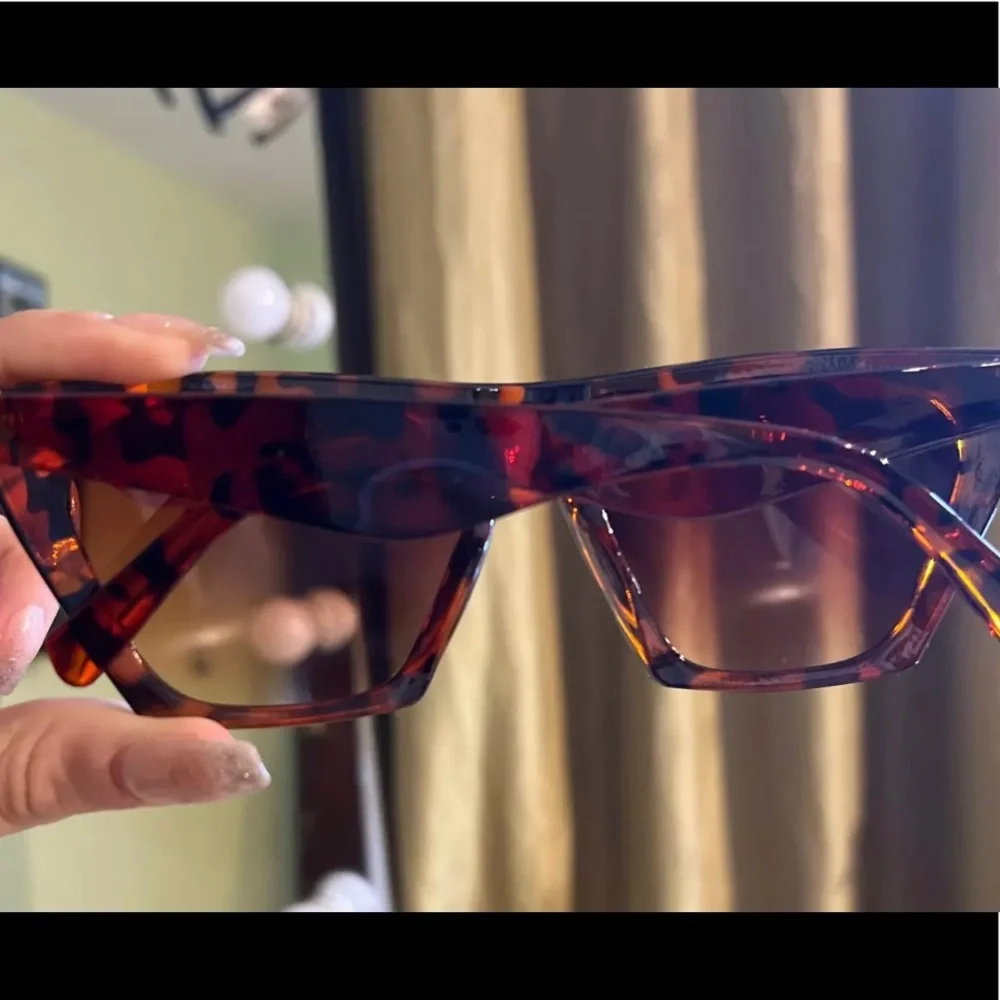 Fashion StyleCeline Edge Style Leopard w Brown Lens sunglasses